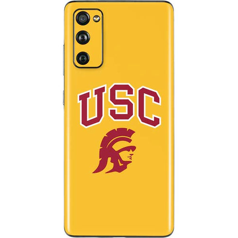 University of Southern California USC Trojans Yellow Galaxy S20 Fan Edition Skin